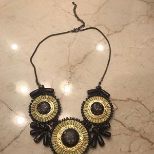 Purple and gold necklace